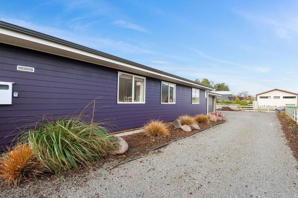 The Purple House - Ohakune Home With Spa Pool Exterior foto